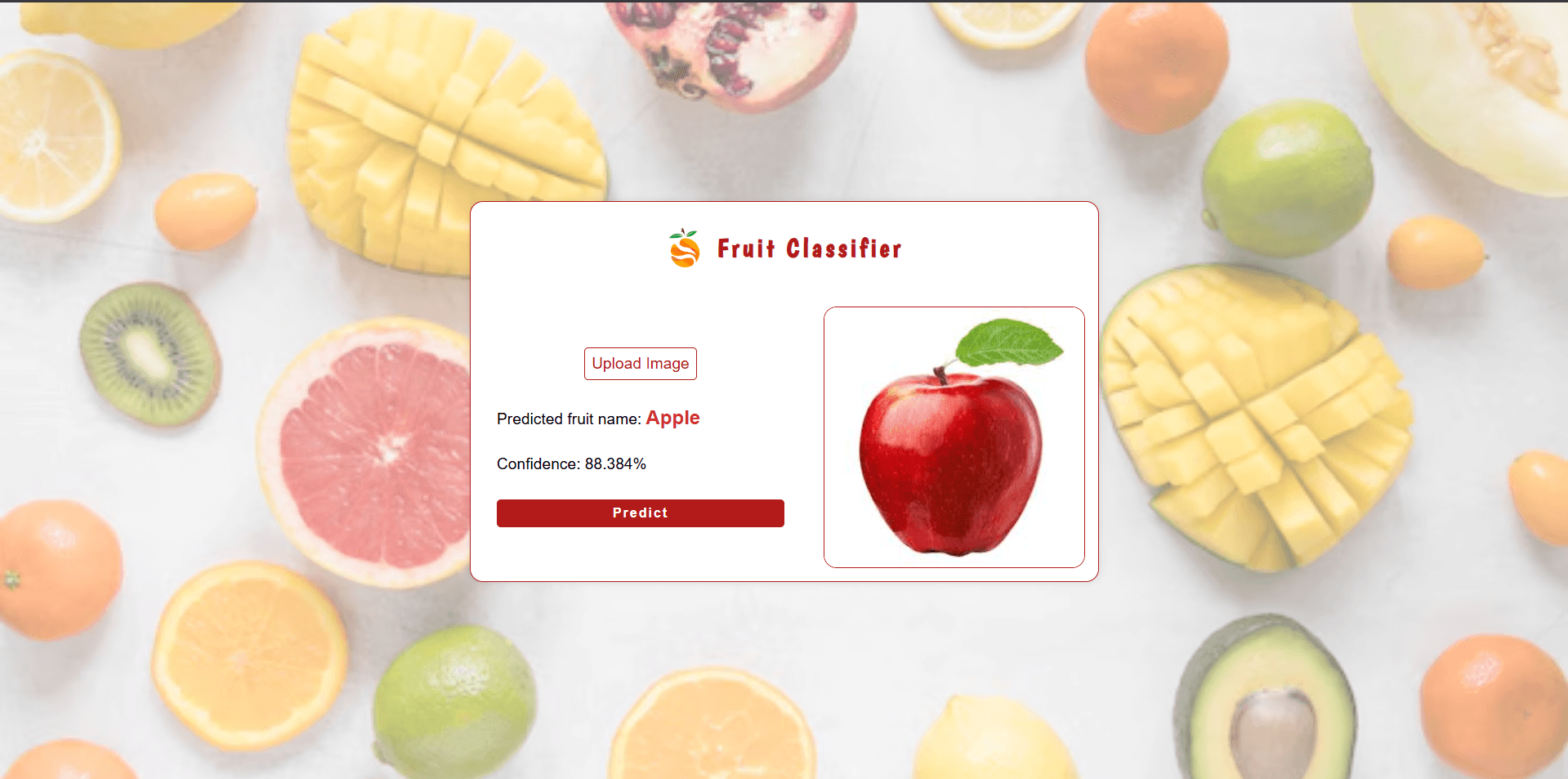 Fruit Classifier